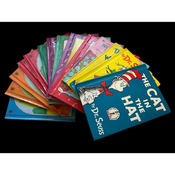 Children's Books Lot Of 14 Dr. Seuss Alpha Pets Sesame Street Original Vintage - Picture 2 of 5